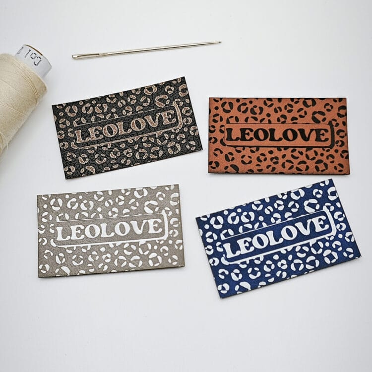 Kunstlederlabel "Leolove"