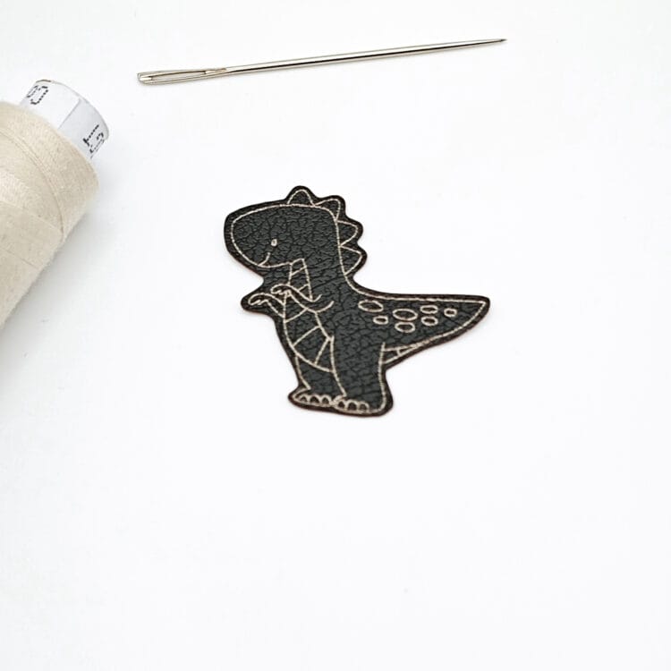 Kunstlederlabel "Dino Rex"