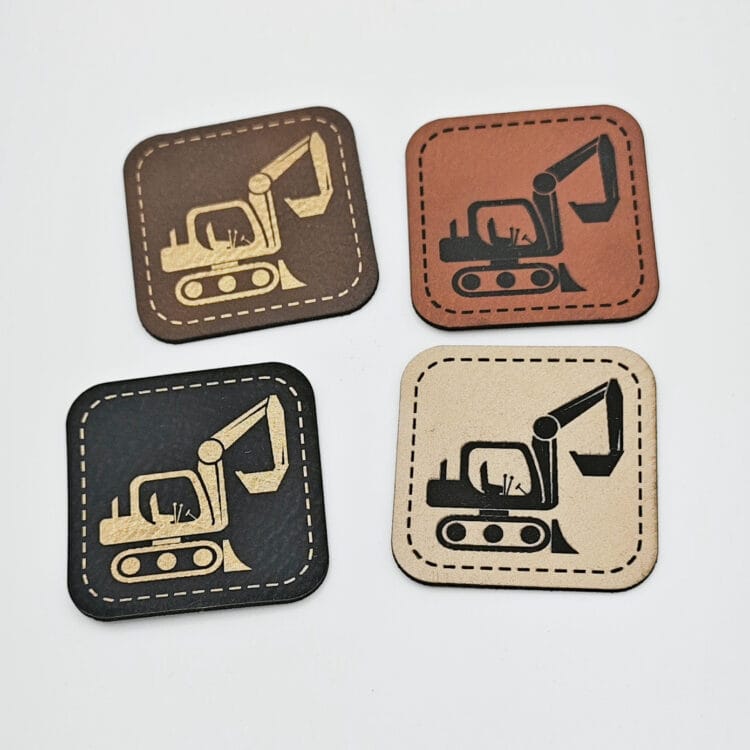 Kunstlederlabel "Bagger"