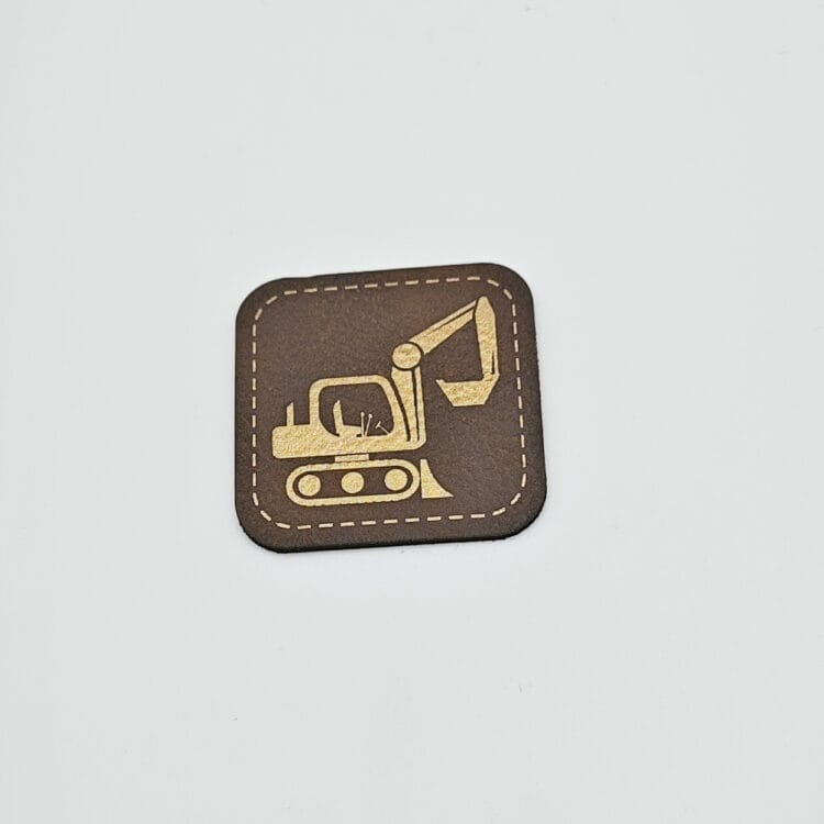 Kunstlederlabel "Bagger"
