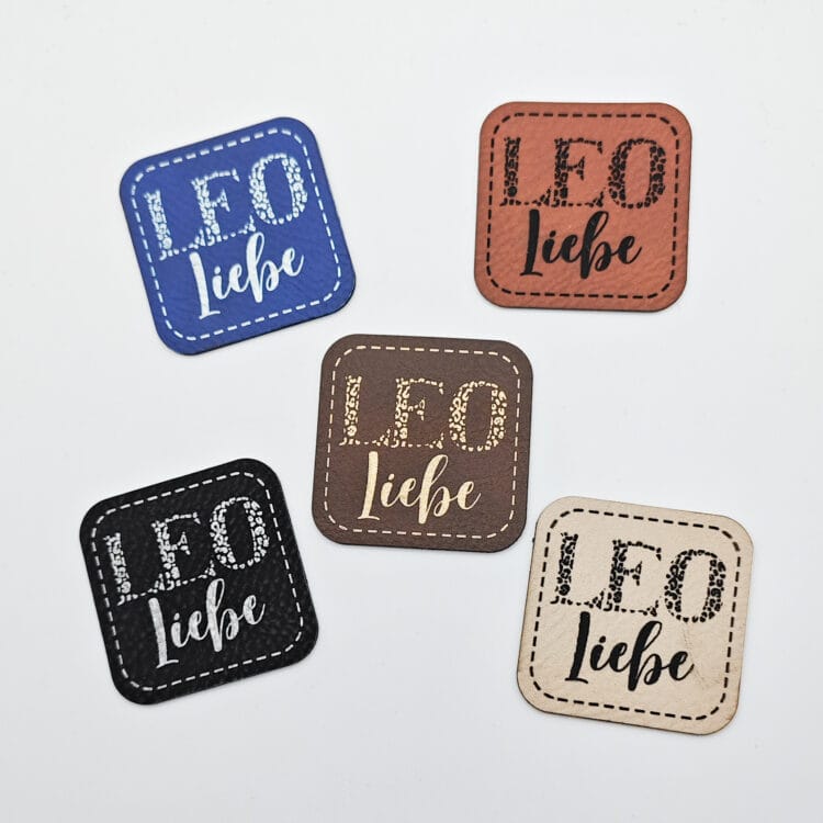 Kunstlederlabel "Leoliebe"