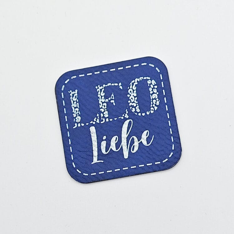 Kunstlederlabel "Leoliebe"