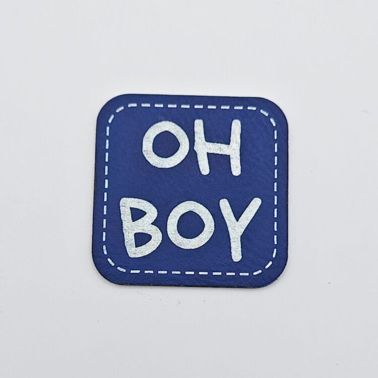 Kunstlederlabel "OH BOY"