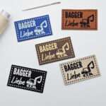 Kunstlederlabel "Baggerliebe"