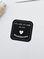 Kunstlederlabel „Ich weiß, ich weiß, ich bin wunderschön“
