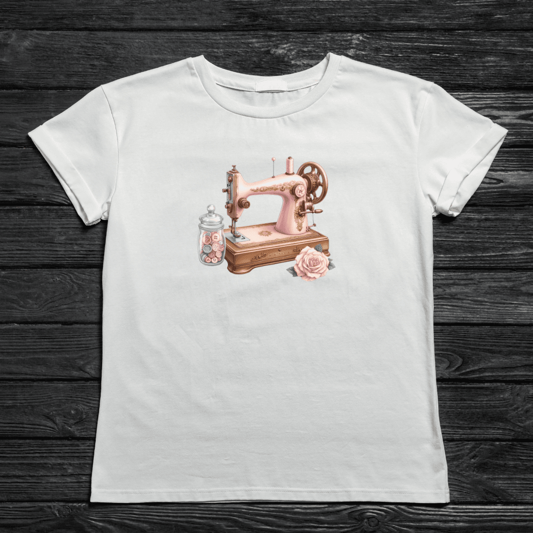 Bügelbild Nähmaschine