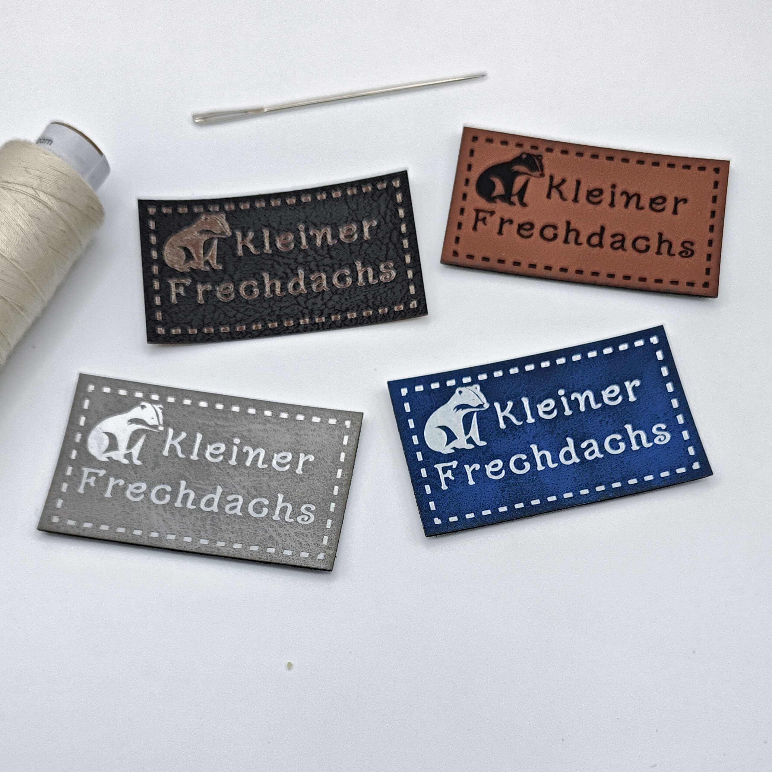 Kunstlederlabel "kleiner Frechdachs"