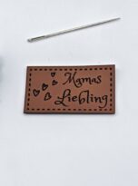 Kunstlederlabel „Mamas Liebling“