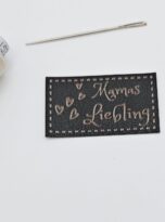 Kunstlederlabel „Mamas Liebling“