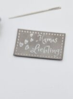 Kunstlederlabel „Mamas Liebling“