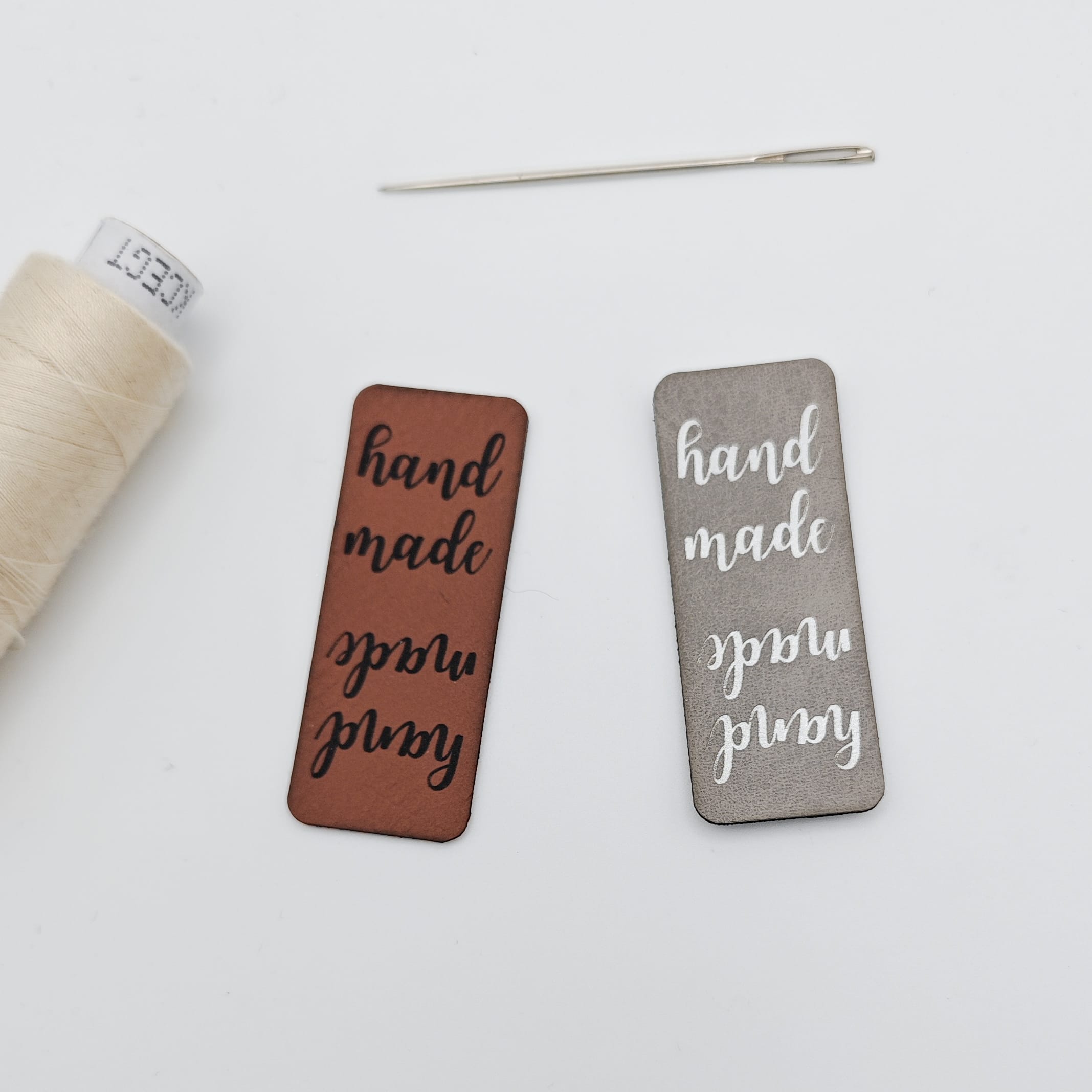 Kunstlederlabel knicklabel handmade 2 Kunstlederlabel knicklabel handmade 2