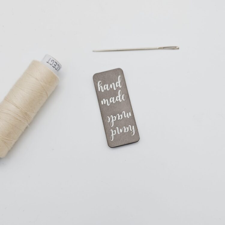 Kunstlederlabel "Knicklabel handmade 2"