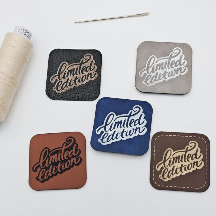 Kunstlederlabel "limited edition"