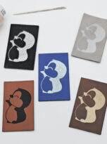 Kunstlederlabel „Pinguin“