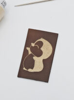Kunstlederlabel „Pinguin“
