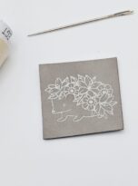 Kunstlederlabel „Igel“