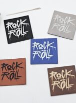 Kunstlederlabel „Rock and Roll“