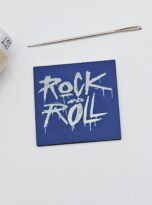Kunstlederlabel „Rock and Roll“