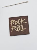 Kunstlederlabel „Rock and Roll“