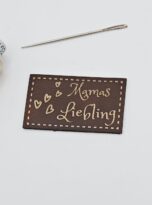 Kunstlederlabel „Mamas Liebling“
