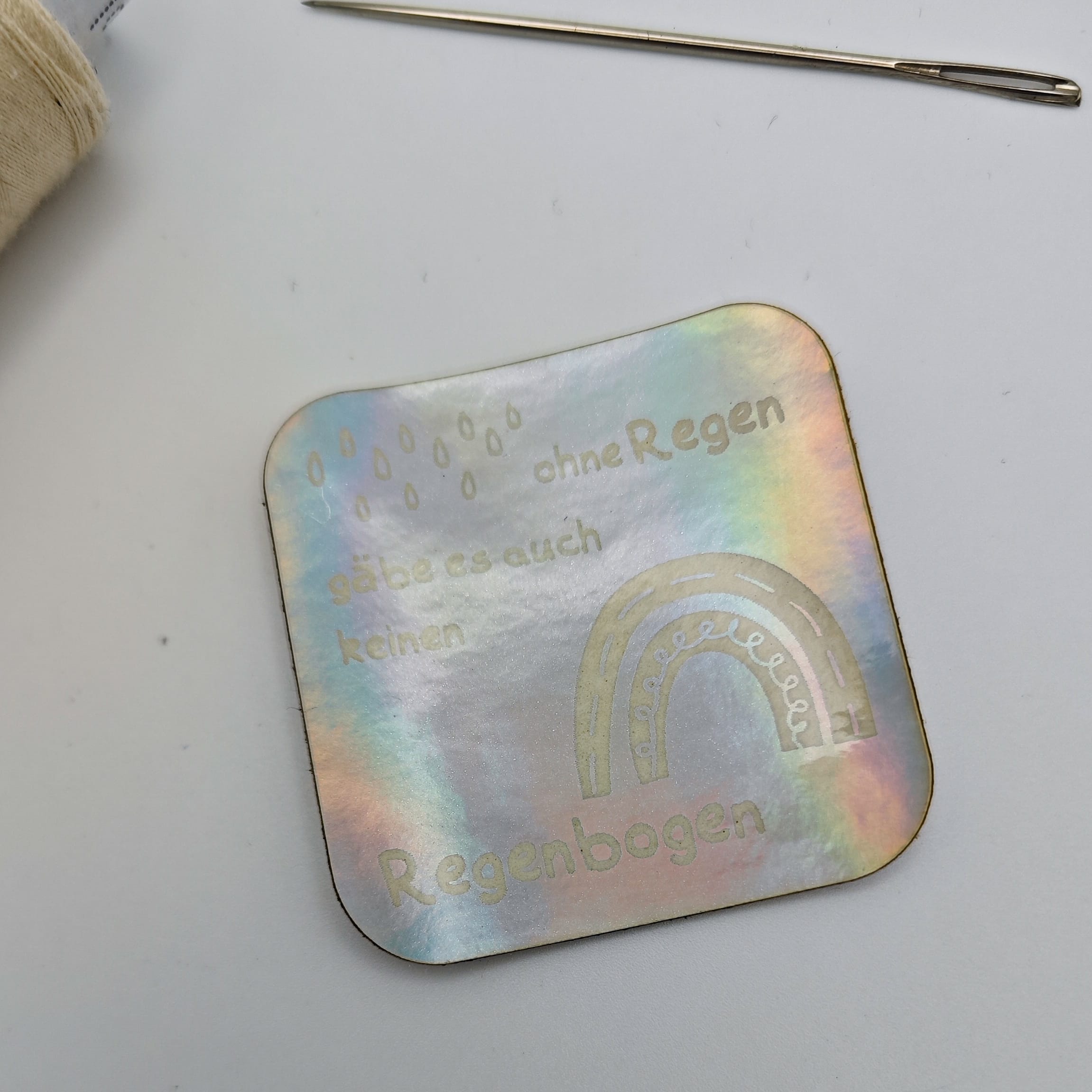 Holo-Label ohne Regen gäbe es auch keinen Regenbogen