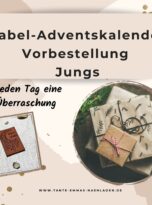 Kunstlederlabel Adventskalender Jungs