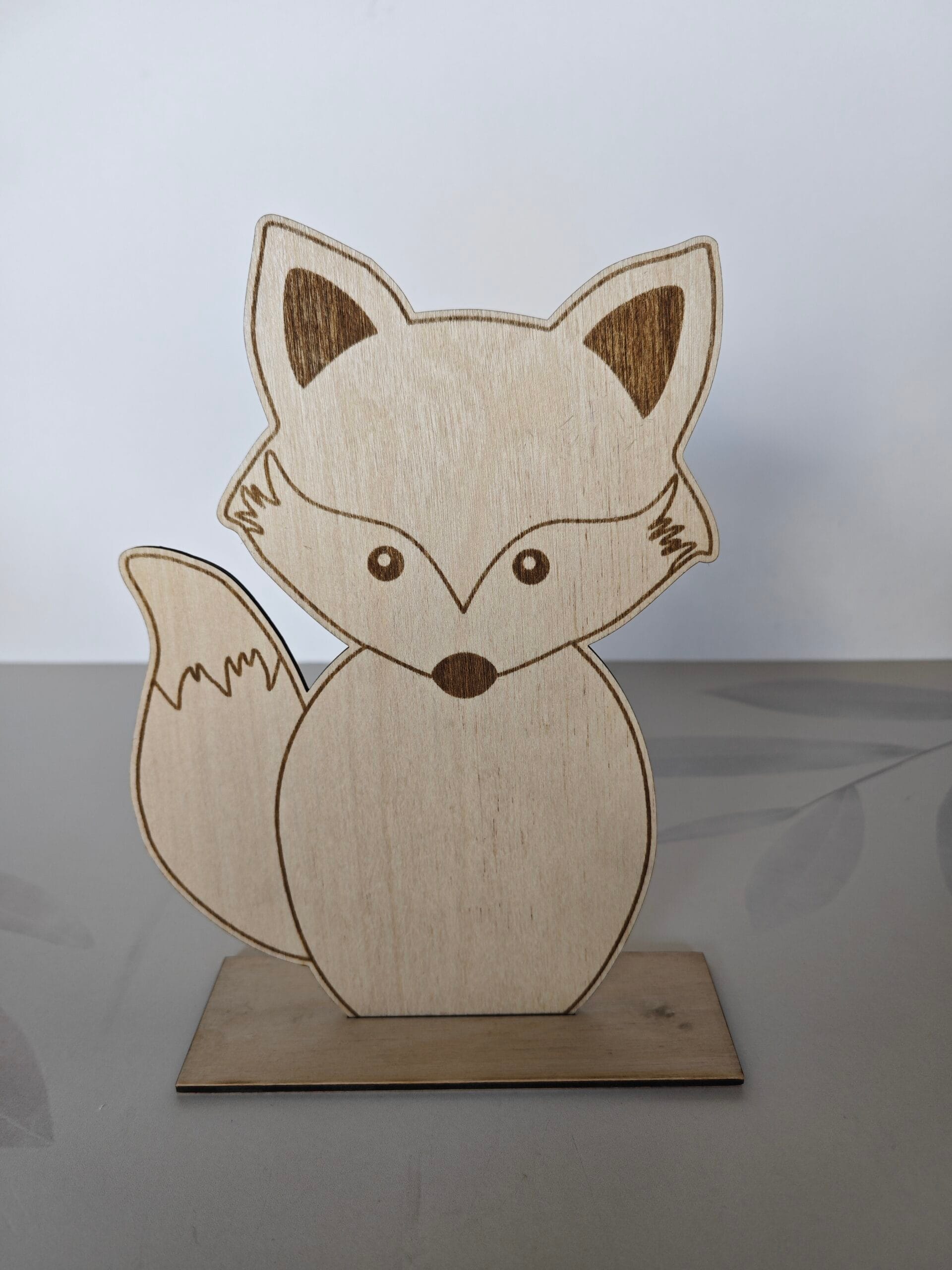 Laserdatei Fuchs stehend