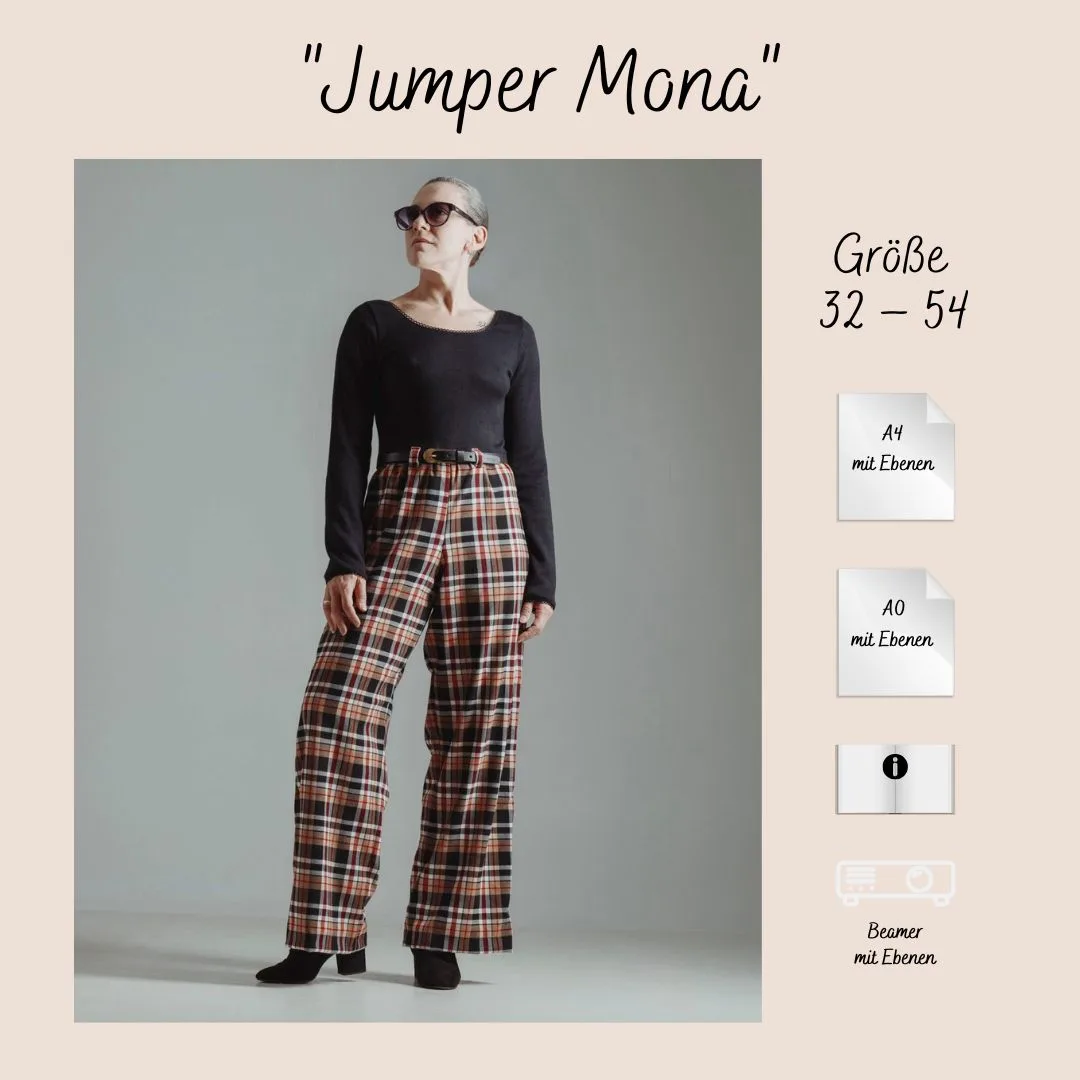 Schnittmuster Jumper Mona Schnittmuster Jumper Mona