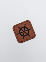 Kunstlederlabel Steuerrad