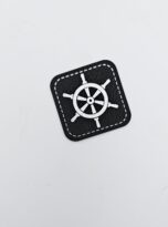 Kunstlederlabel Steuerrad