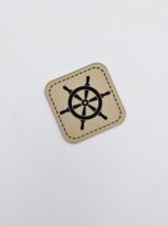 Kunstlederlabel Steuerrad