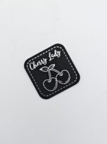 Kunstlederlabel „Cherry Lady“