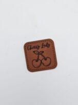 Kunstlederlabel „Cherry Lady“