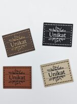 Kunstlederlabel „Unikat“