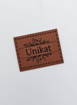 Kunstlederlabel „Unikat“