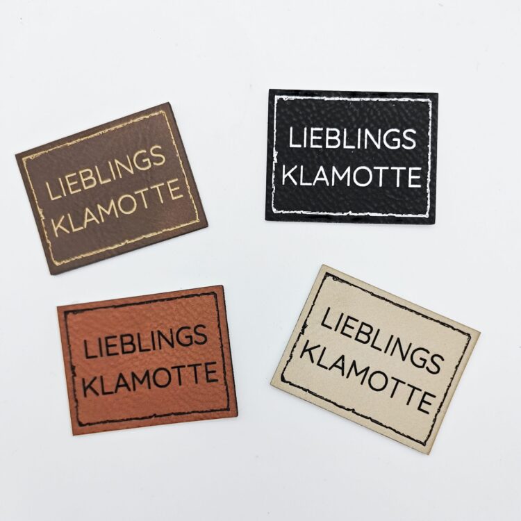 Kunstlederlabel "Lieblingsklamotte"