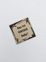 Kunstlederlabel „Das ist VINTAGE Baby!“