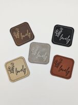 Kunstlederlabel „lovely“