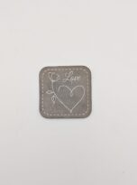 Kunstlederlabel „love“