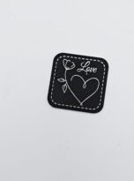 Kunstlederlabel „love“