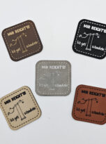 Kunstlederlabel „schaukeln“