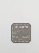 Kunstlederlabel „schaukeln“