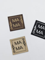 Kunstlederlabel „MAMA“