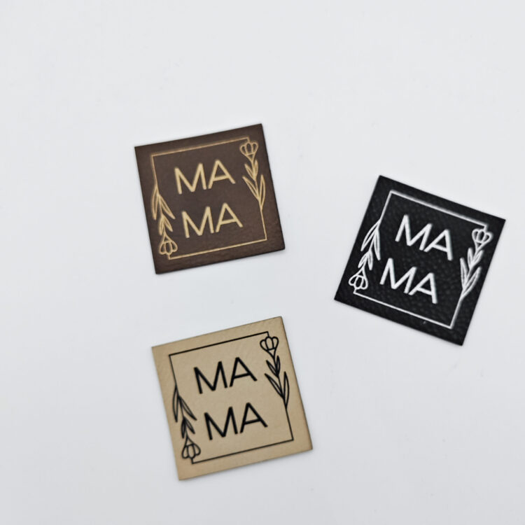 Kunstlederlabel "MAMA"