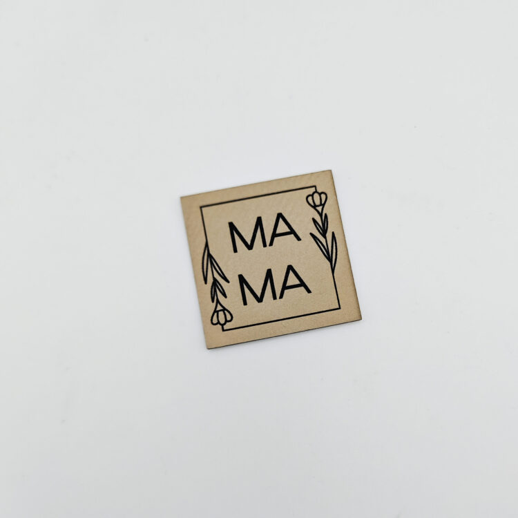 Kunstlederlabel "MAMA"