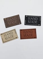 Kunstlederlabel „HANDMADE“