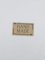 Kunstlederlabel „HANDMADE“