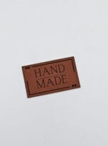 Kunstlederlabel „HANDMADE“