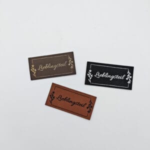Kunstlederlabel "Lieblingsteil"