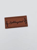 Kunstlederlabel „Lieblingsteil“